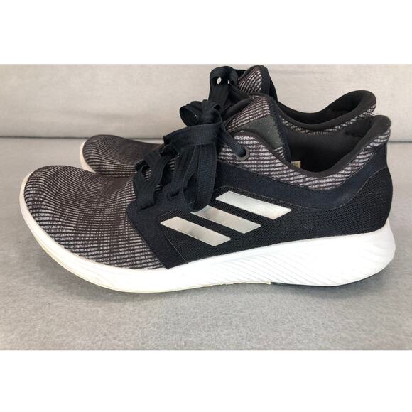 Adidas Edge Lux Black Silver Gray Sneakers Womens Size 10 - Picture 5 of 9